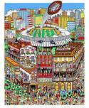 Charles Fazzino Art Charles Fazzino Art Super Bowl XXXVI: New Orleans (SN)